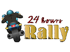 24 Hours Rally - Sēdies uz moča un traucies pa šoseju. Vadībai izmanto bultiņu taustiņus.