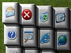 Mahjongg 3D Windows Tiles - 3D Madžongs ar kauliņiem uz kuriem attēlotas Windows ikonas