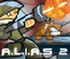 A.L.I.A.S - A platform shooting game when you control a cartoon soldier.